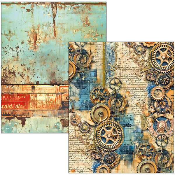{back soon!} Past Time A4 Maxi Mixed Media Book