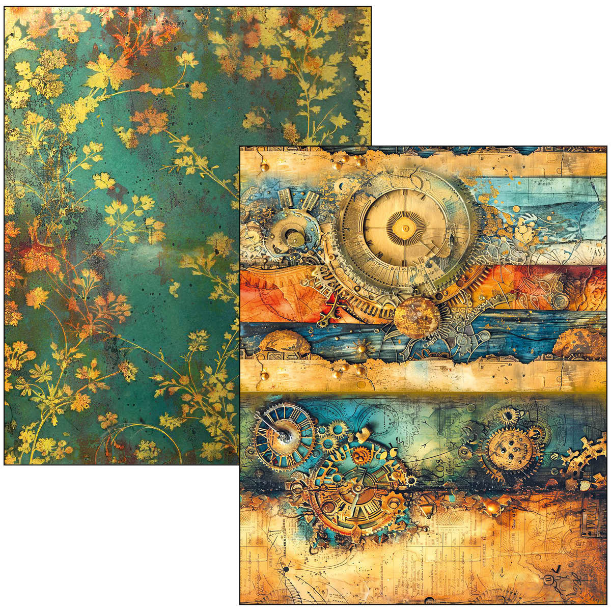 {back soon!} Past Time A4 Maxi Mixed Media Book