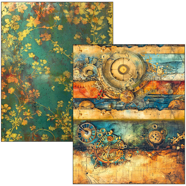 {back soon!} Past Time A4 Maxi Mixed Media Book