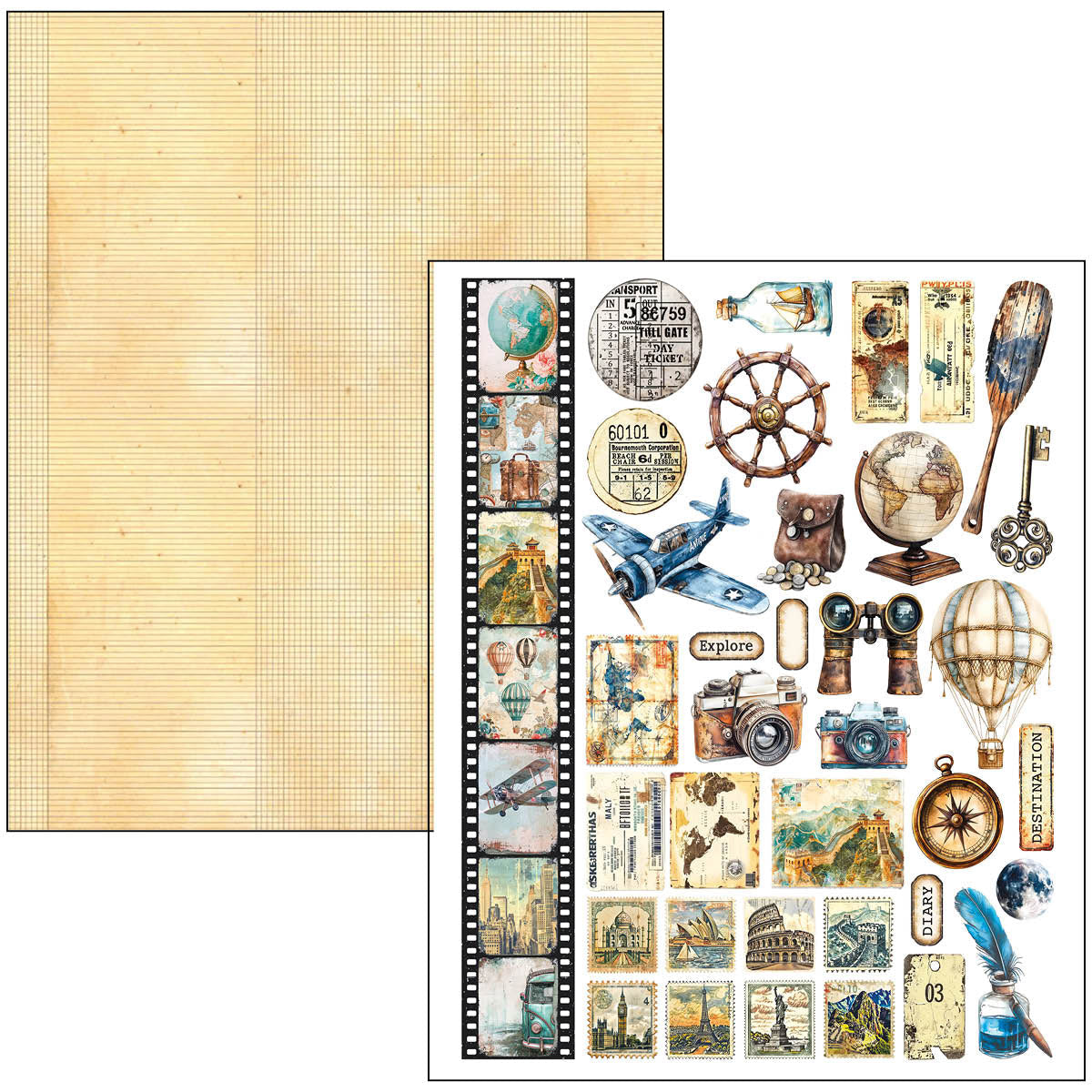 Journey Ahead A4 Maxi Mixed Media Book