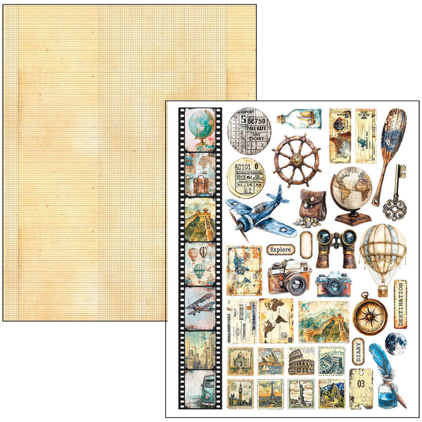 Journey Ahead A4 Maxi Mixed Media Book