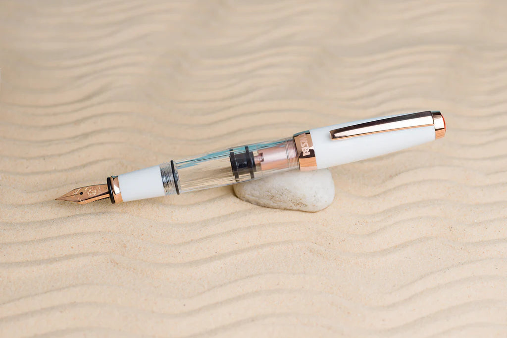 Diamond Mini White + Rose Gold 2 Fountain Pen