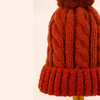 Rust Freya Bobble Hat {clearance}