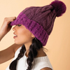 Damson Freya Bobble Hat {clearance}