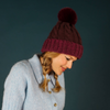 Damson Freya Bobble Hat {clearance}