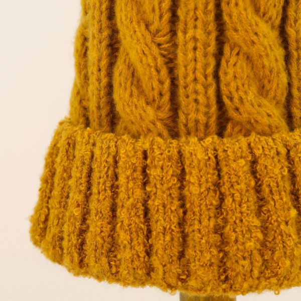Mustard Freya Bobble Hat {clearance}