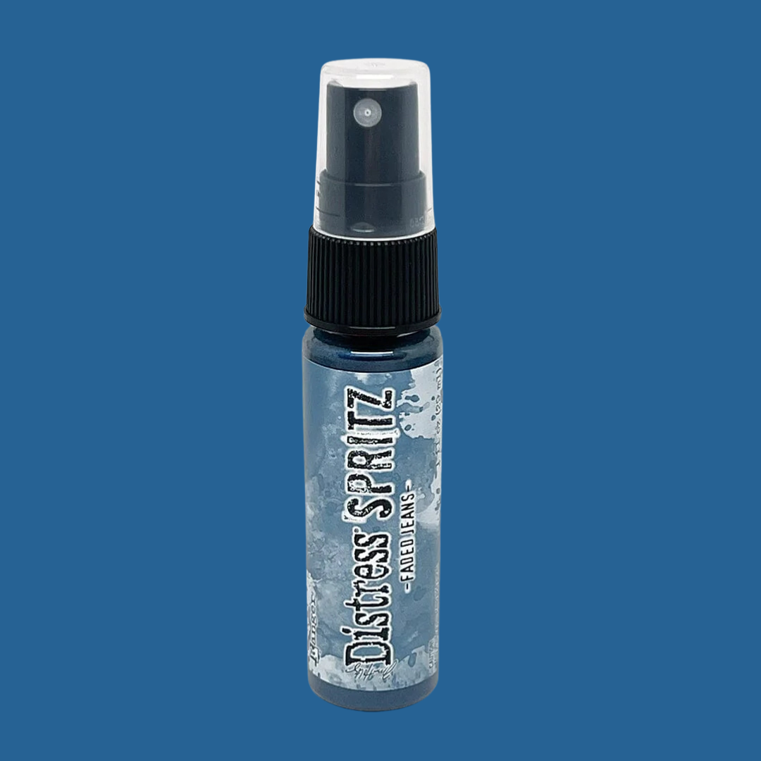 #48 Faded Jeans Distress Spritz