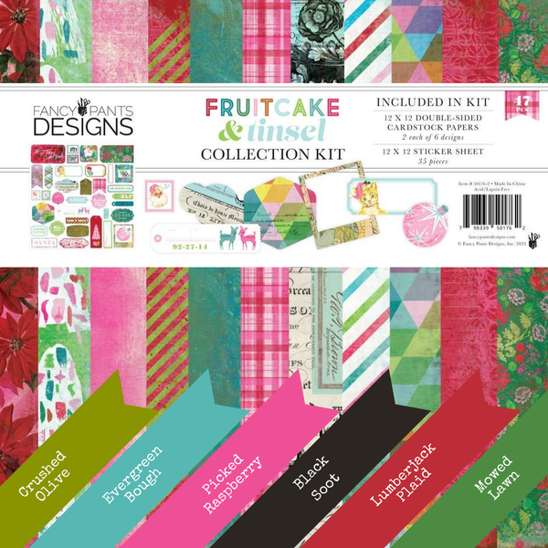 Fruitcake & Tinsel 12x12 Collection Kit