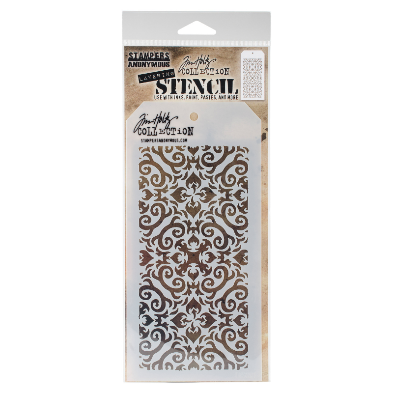 Flames Slimline Layering Stencil | Tim Holtz