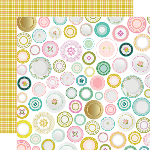 Flea Market Oh, Yes Please 12x12 Double-Sided Cardstock {clearance}