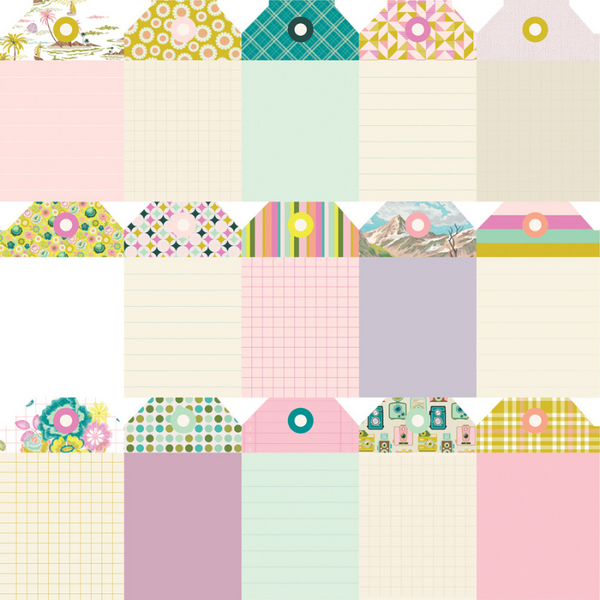 Flea Market Tag Elements 12x12 Double-Sided Cardstock {clearance}