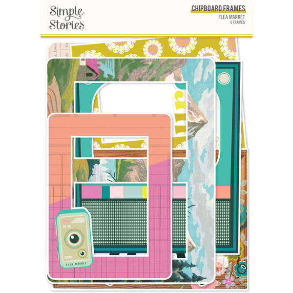 Flea Market Chipboard Frames {clearance}