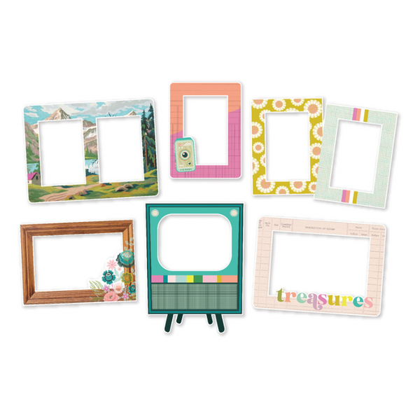 Flea Market Chipboard Frames {clearance}