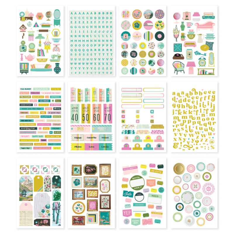 Flea Market Sticker Book {clearance}