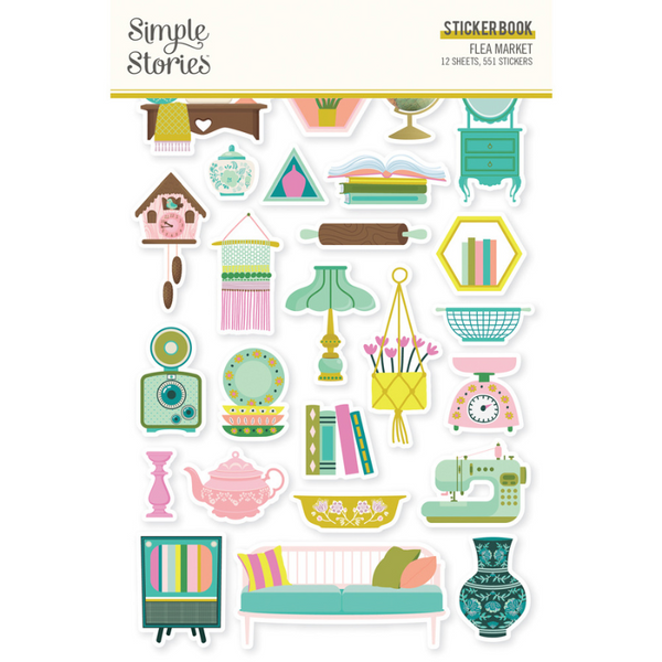 Flea Market Sticker Book {clearance}