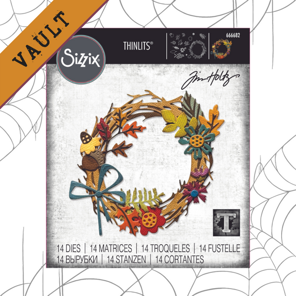 Foliage Wreath Die Set {Halloween Vault 2023 Release} | Tim Holtz