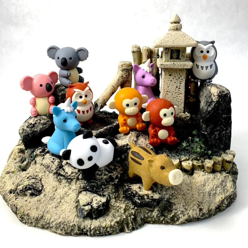 Jungle Animals Puzzle Erasers