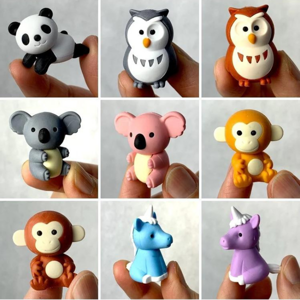 Jungle Animals Puzzle Erasers