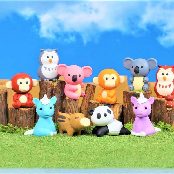 Jungle Animals Puzzle Erasers