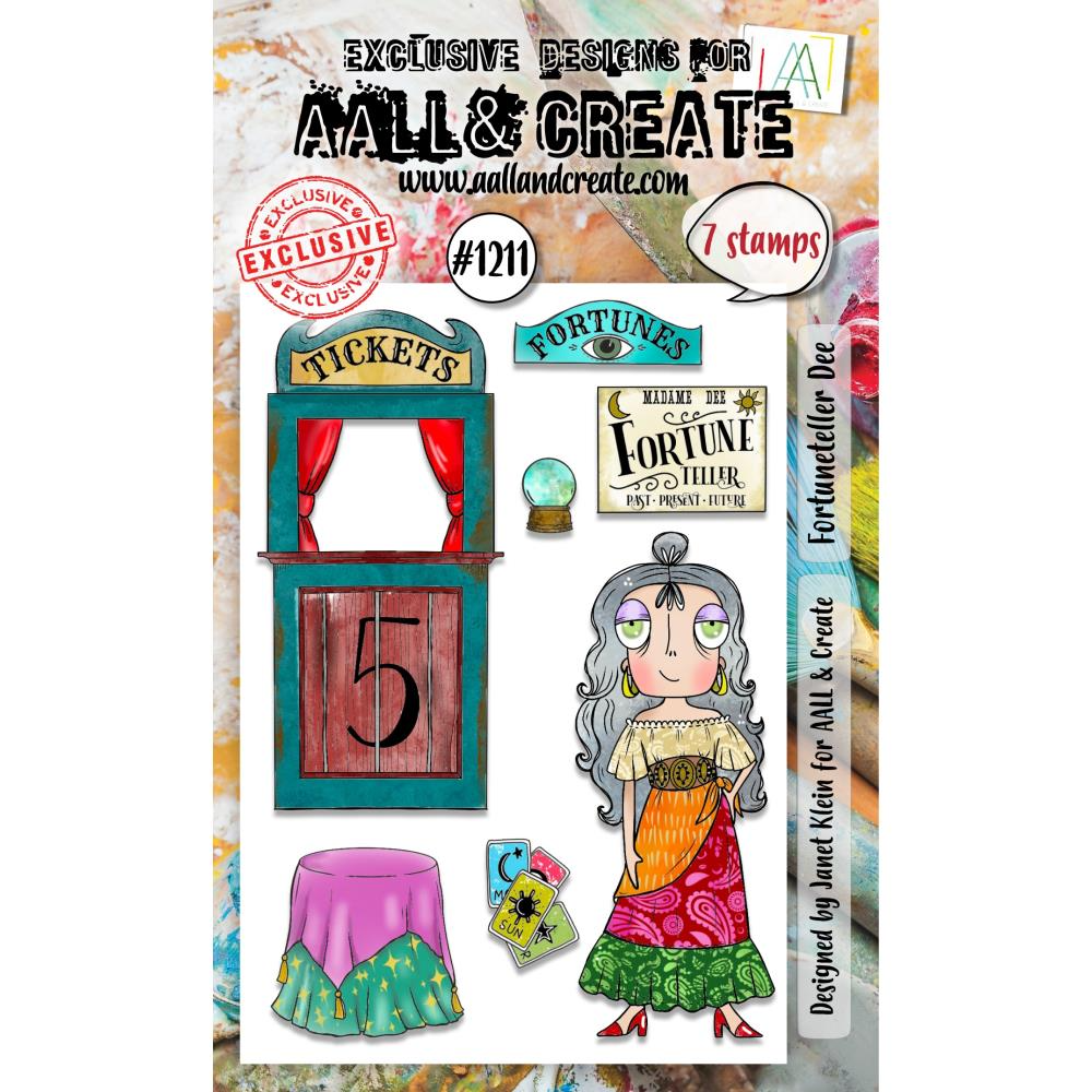 Fortuneteller Dee A6 Stamp Set No. 1211 {clearance}
