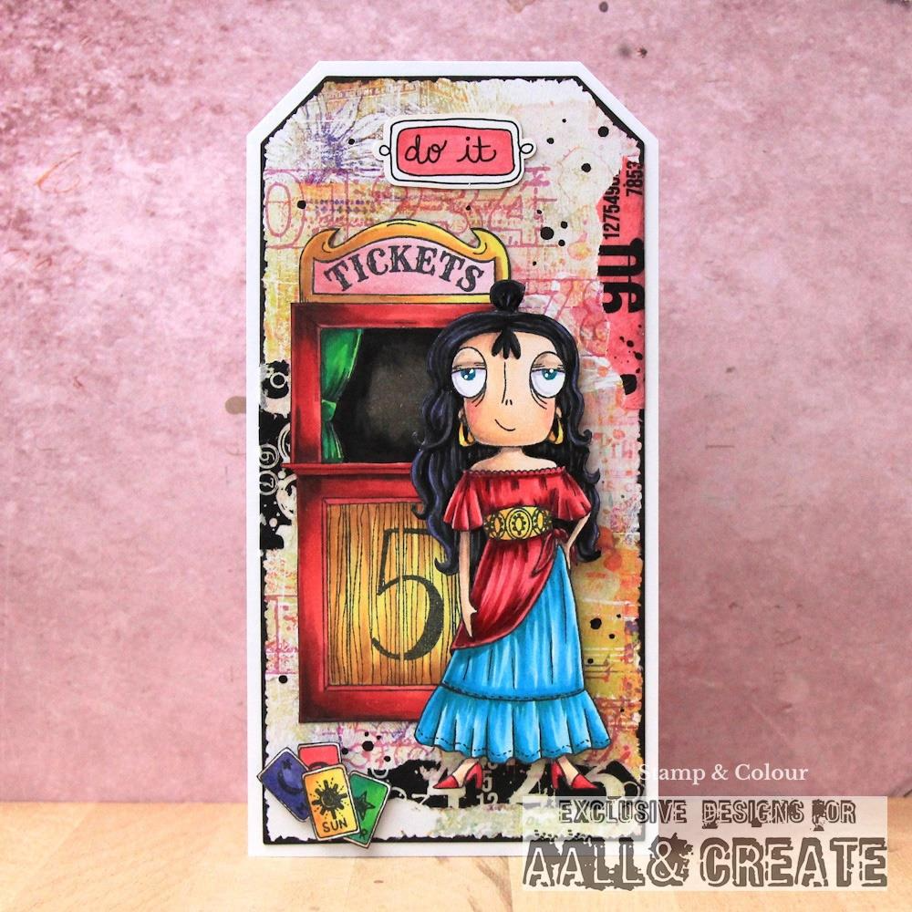 Fortuneteller Dee A6 Stamp Set No. 1211 {clearance}
