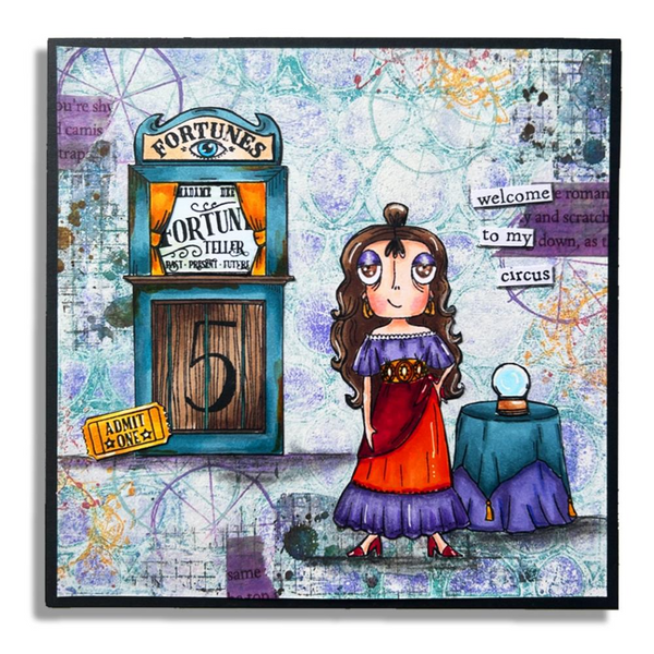 Fortuneteller Dee A6 Stamp Set No. 1211 {clearance}