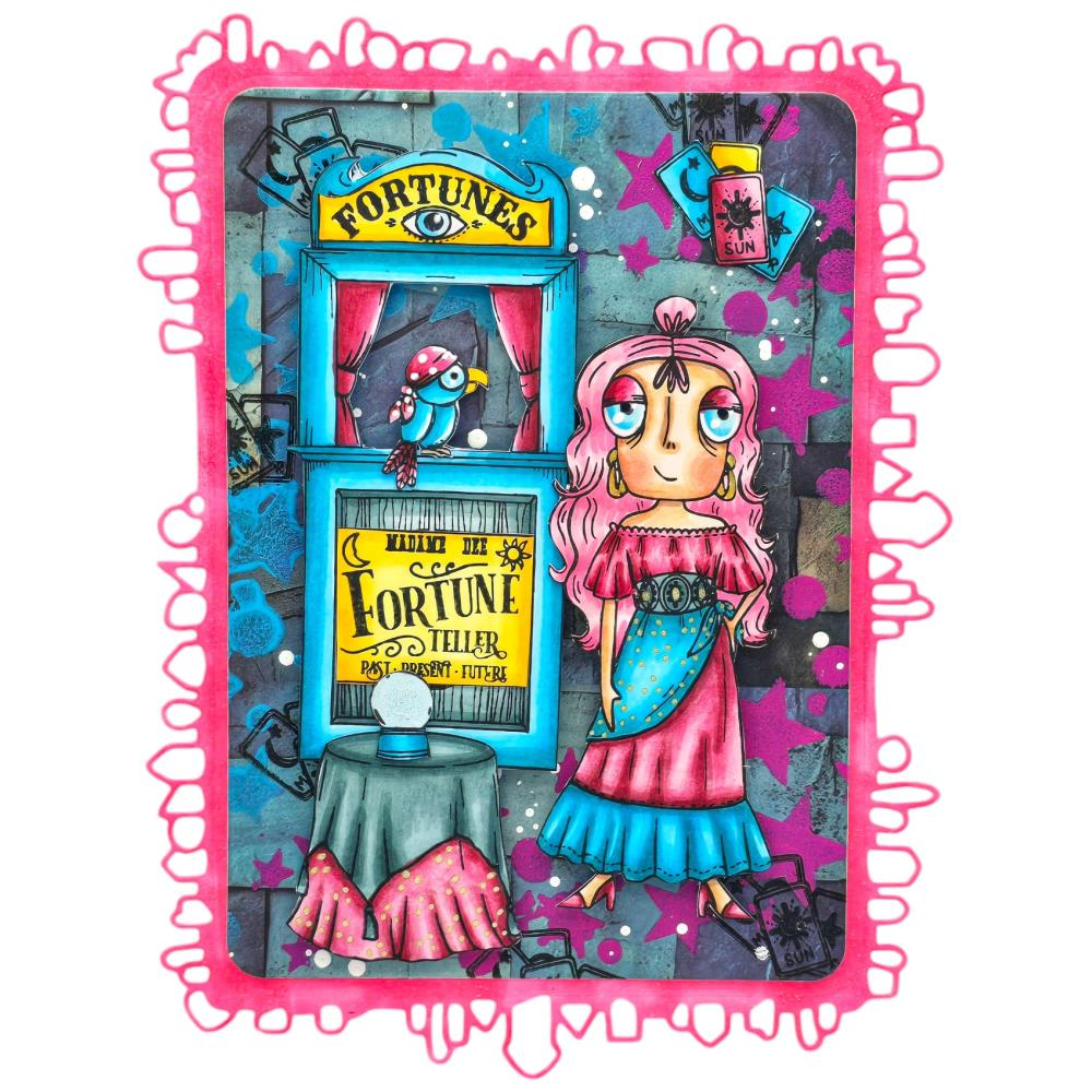 Fortuneteller Dee A6 Stamp Set No. 1211 {clearance}