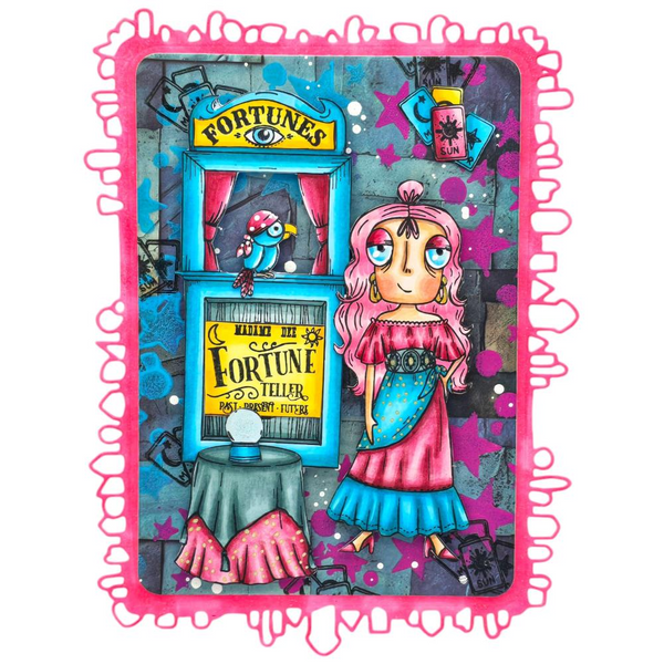 Fortuneteller Dee A6 Stamp Set No. 1211 {clearance}