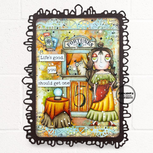 Fortuneteller Dee A6 Stamp Set No. 1211 {clearance}