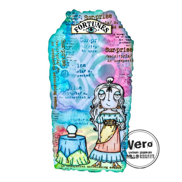 Fortuneteller Dee A6 Stamp Set No. 1211 {clearance}