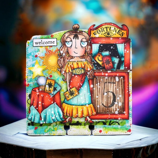 Fortuneteller Dee A6 Stamp Set No. 1211 {clearance}