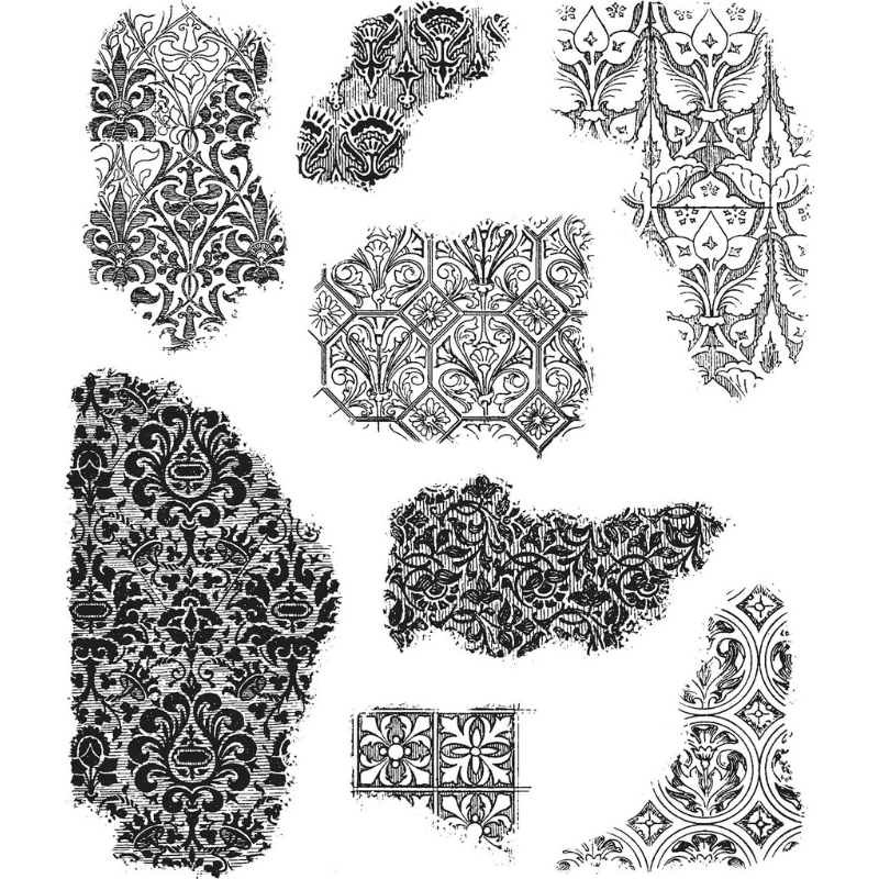 Fragments Cling Stamp Set | Tim Holtz