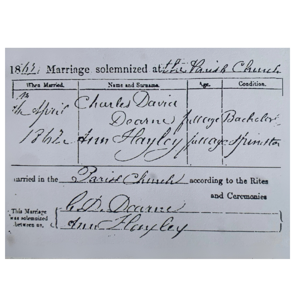 Marriage Certificate Cling Stamp