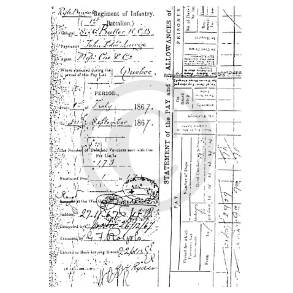 Pay Stub Cling Stamp