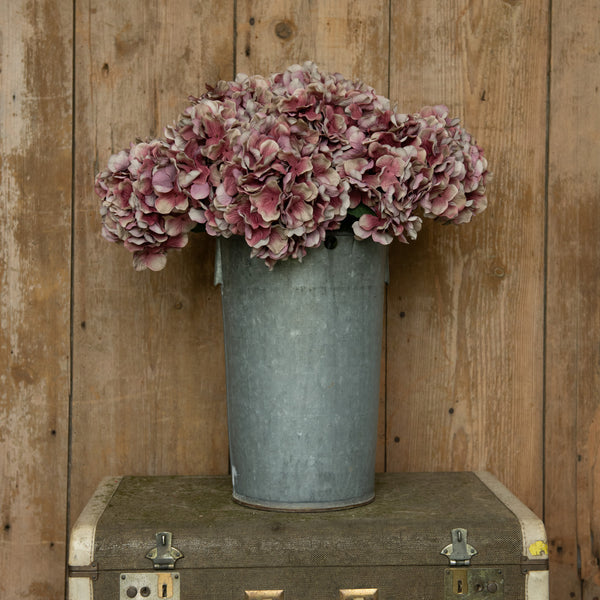 Tige d'hortensia 28" mauve d'automne