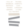 Sentiment Banner Foil Plate + Die Set {Glimmer} | Set from Spring Collection