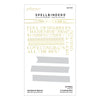 Sentiment Banner Foil Plate + Die Set {Glimmer} | Set from Spring Collection