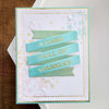 Sentiment Banner Foil Plate + Die Set {Glimmer} | Set from Spring Collection