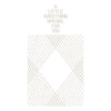 Crossed Lines Hot Foil Plate | Glimmer Greetings Collection