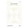 Crossed Lines Hot Foil Plate | Glimmer Greetings Collection