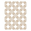 Tic Tac Toe Plaid Hot Foil Plate | Nancy McCabe