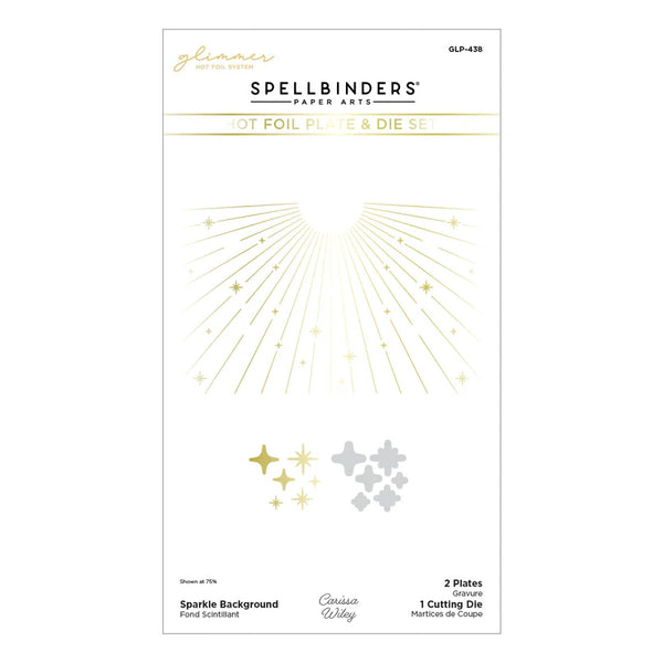 Shine Background Glimmer Hot Foil Plate & Die Set