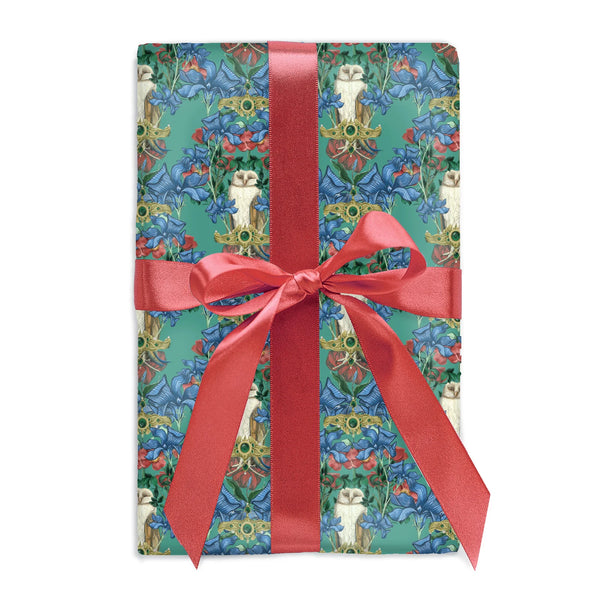Feuilles d’enveloppement de hibou enchanté