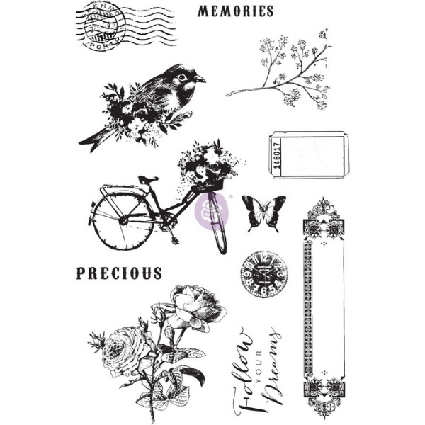 Georgia Blues Cling Stamps & Stencil