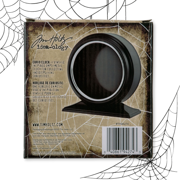 Glossy Black Curio Clock {Halloween Retired} | idea-ology