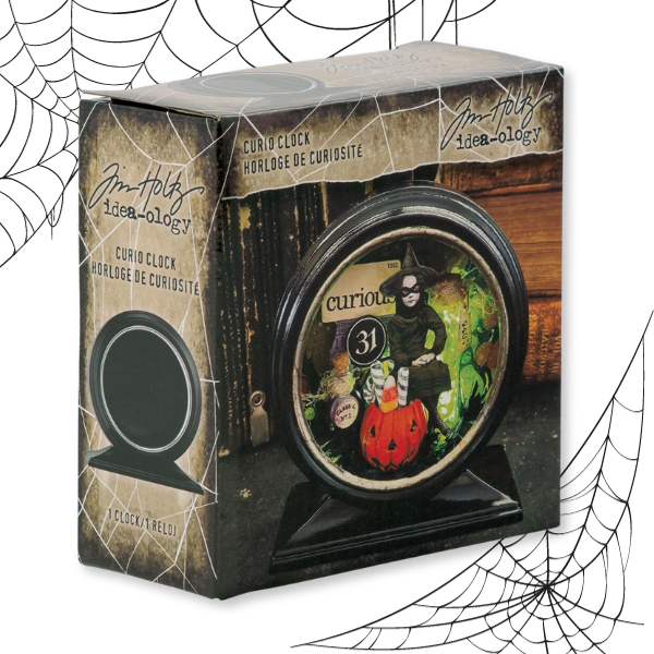 Glossy Black Curio Clock {Halloween Retired} | idea-ology