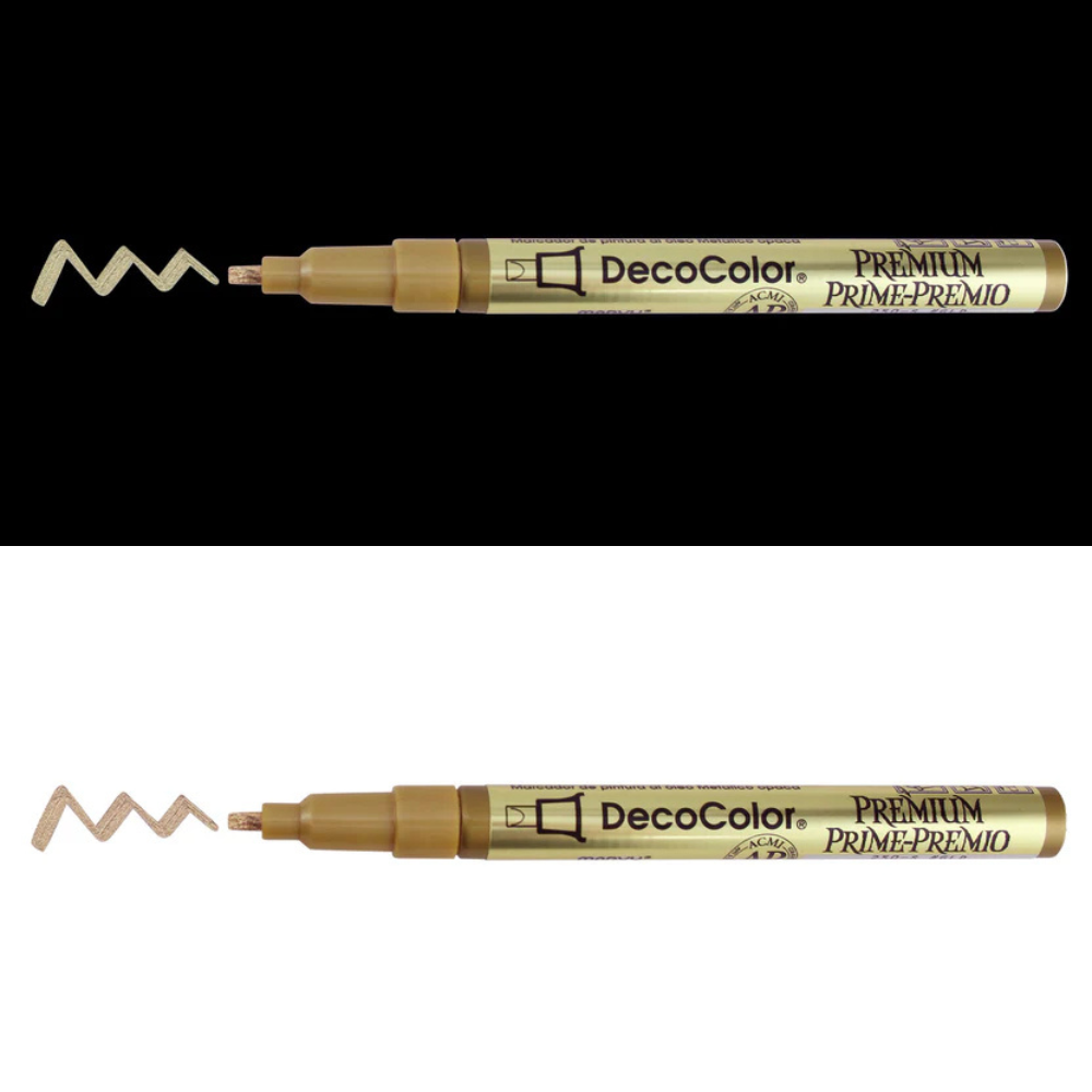 DecoColor Premium Opaque Metallic Leafing Markers