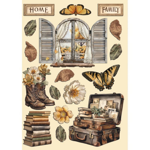 Golden Harmony A5 Wooden Shapes {clearance}