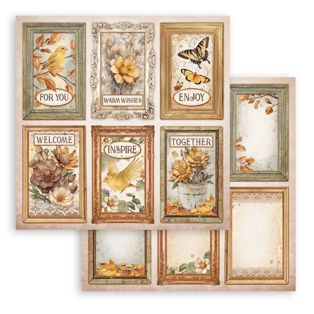 Golden Harmony 12x12 Paper Pad {clearance}