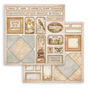 Golden Harmony 12x12 Paper Pad {clearance}